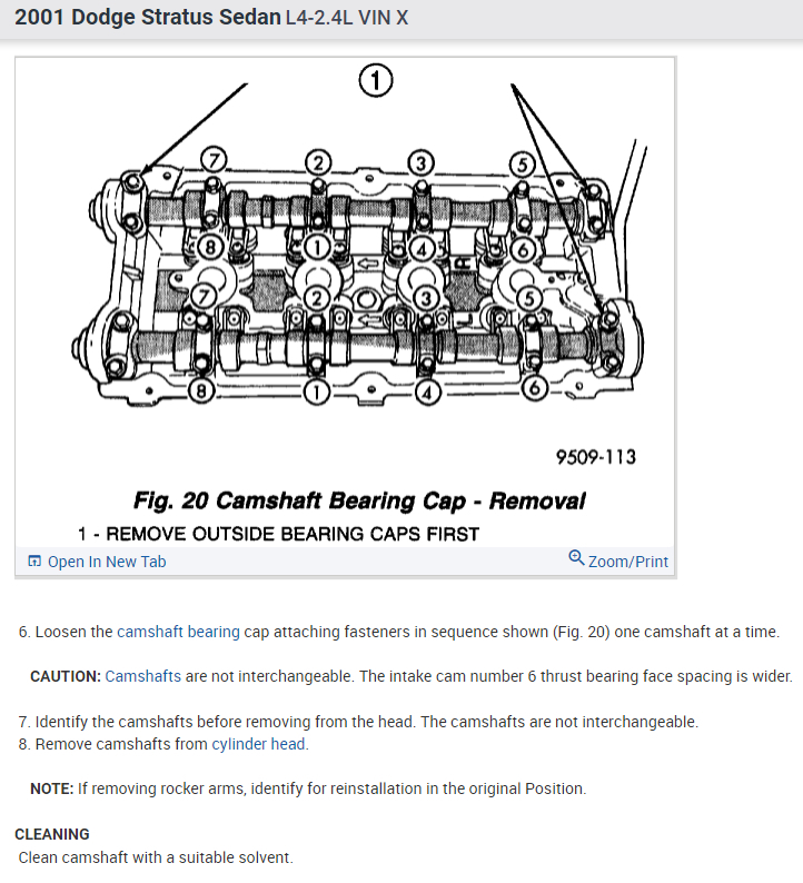 Cam Seals Are Leaking? I Was Told That the Cam Seals Are Leaking...