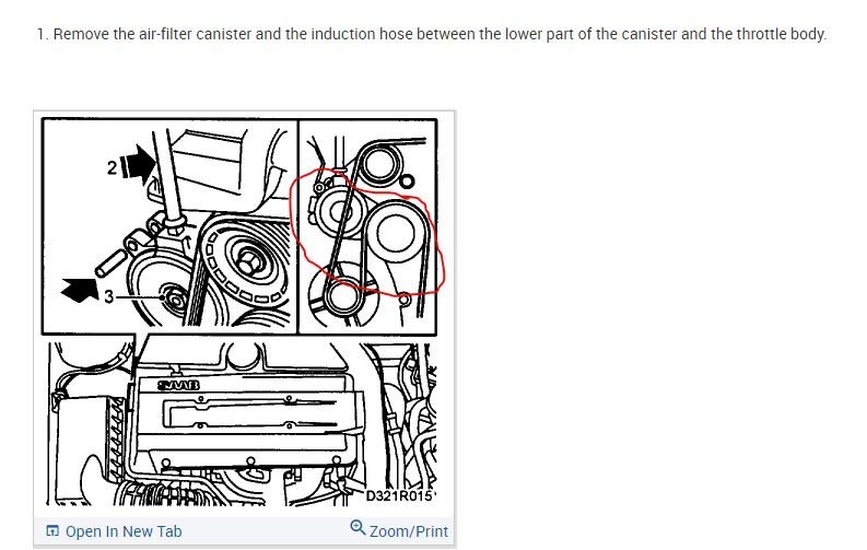 Serpentine Belt Loosened Due to Fluid Leak