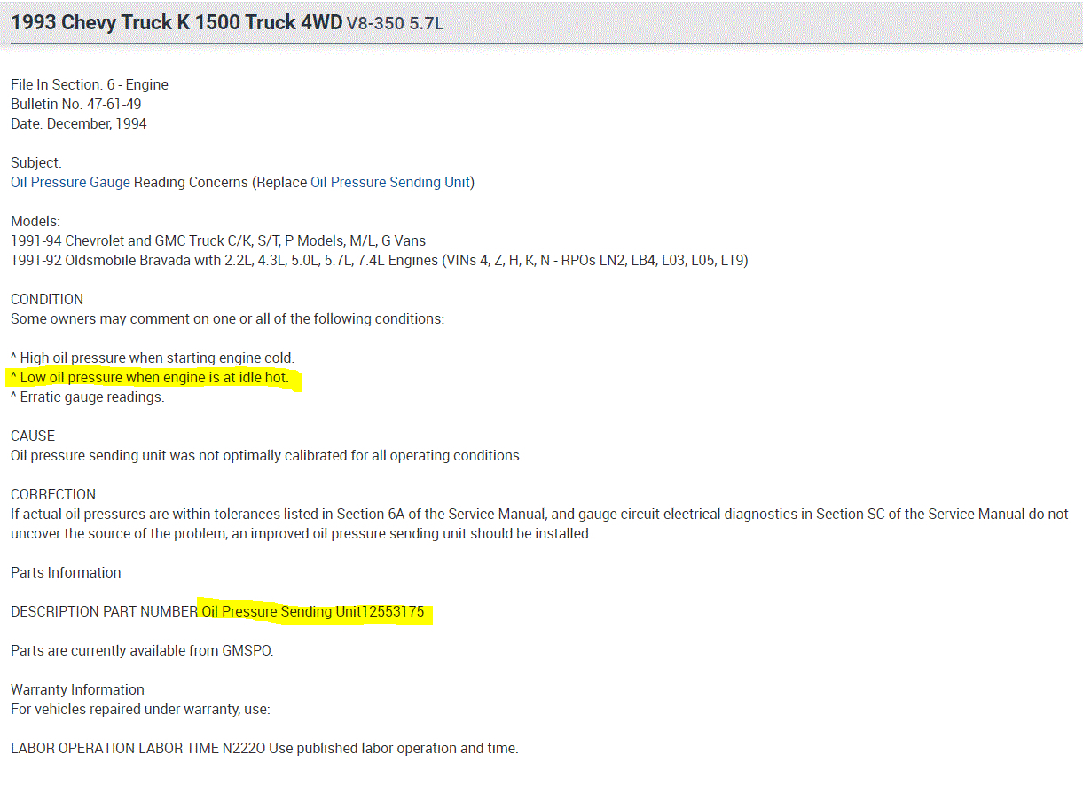 Why Does My Oil Pressure Drop Down to 0?