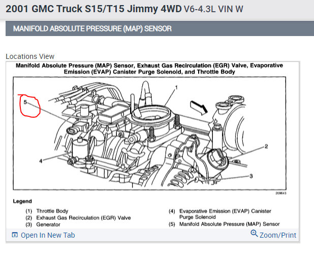 MAP Sensor Location Where Is the MAP Sensor Located?