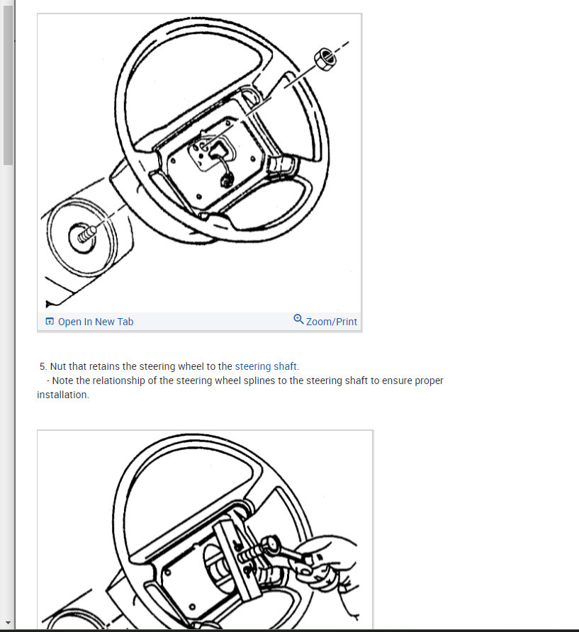 Removing Steering Wheel Hi Im Trying to Remove the Steering Wheel...