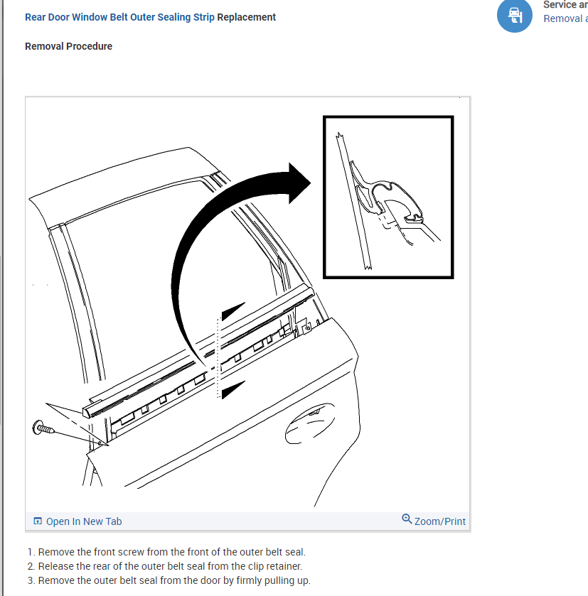 How Do I Remove Belt Molding on Rear Door?