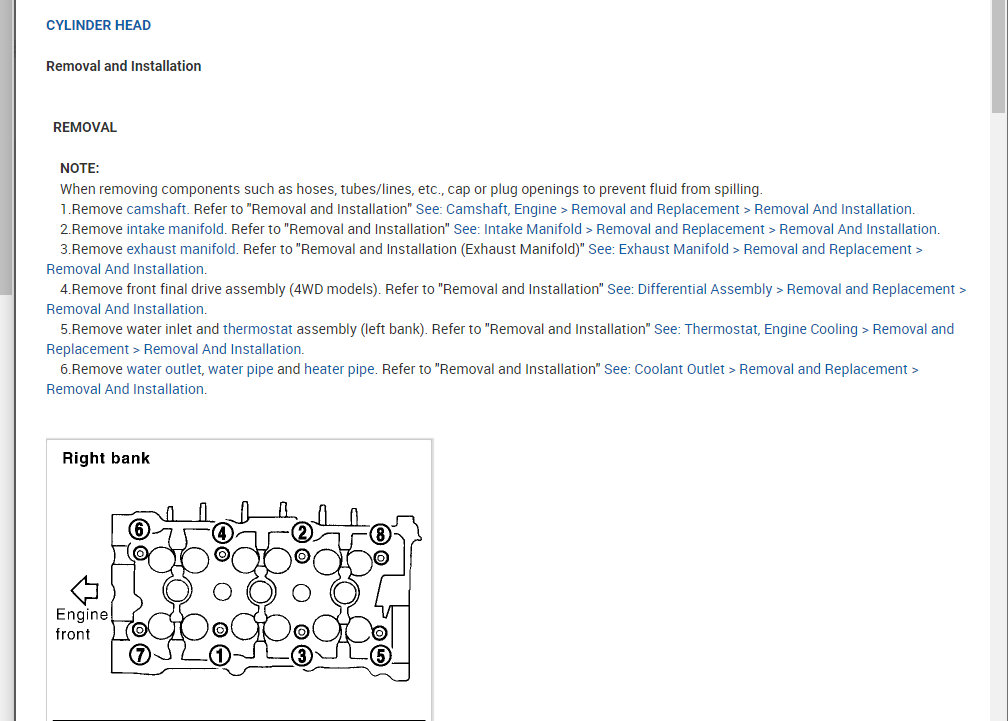 Can I Get the Cylinder Head Torque Specifications?