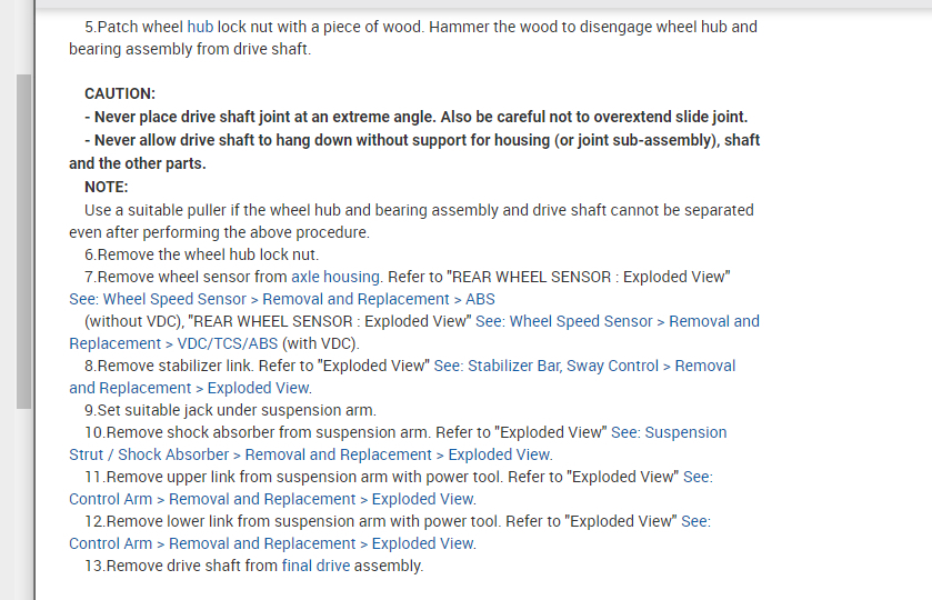 Replacing A Cv Joint