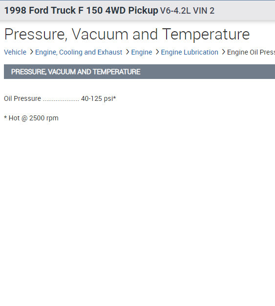 Oil Pressure Issue Hi There, My Oil Pressure Keeps Dropping and