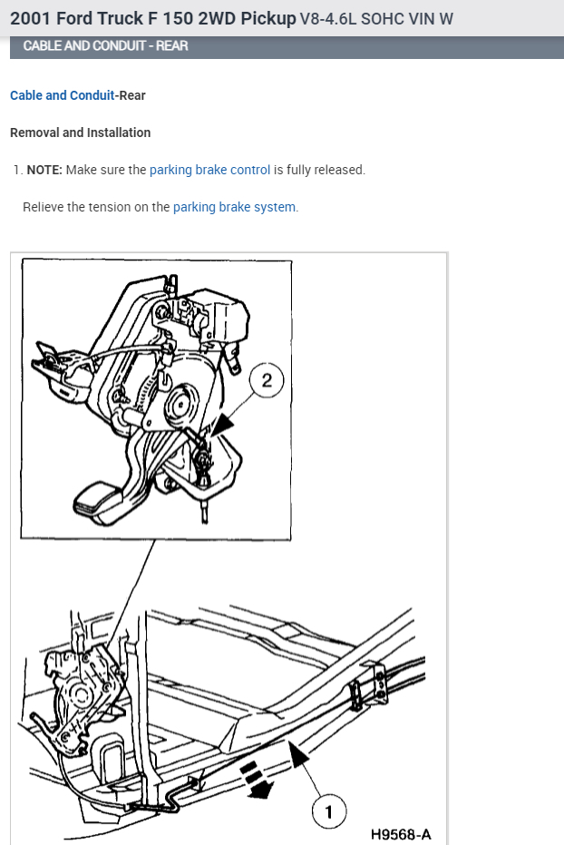 Parking Brake Adjustment I Cant Figure Out How to Tighten It and