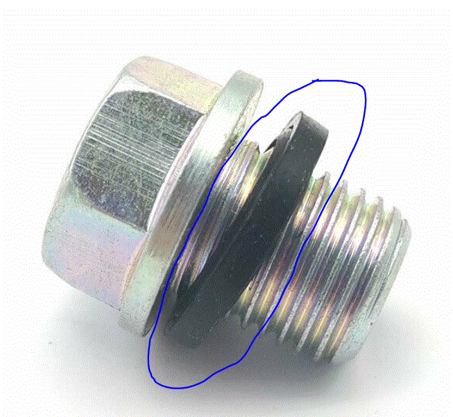 Transmission Drain Plug Leaking Fluid Fluid Is Leaking From Plug