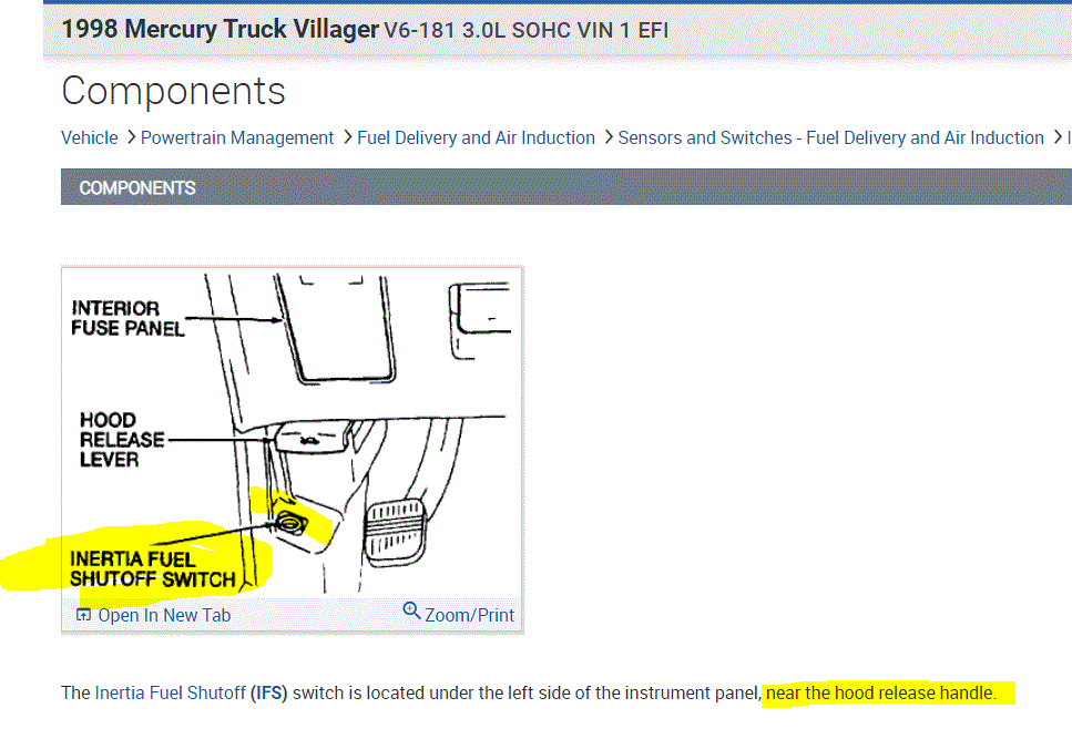 Trouble Code For Bad Fuel Pump