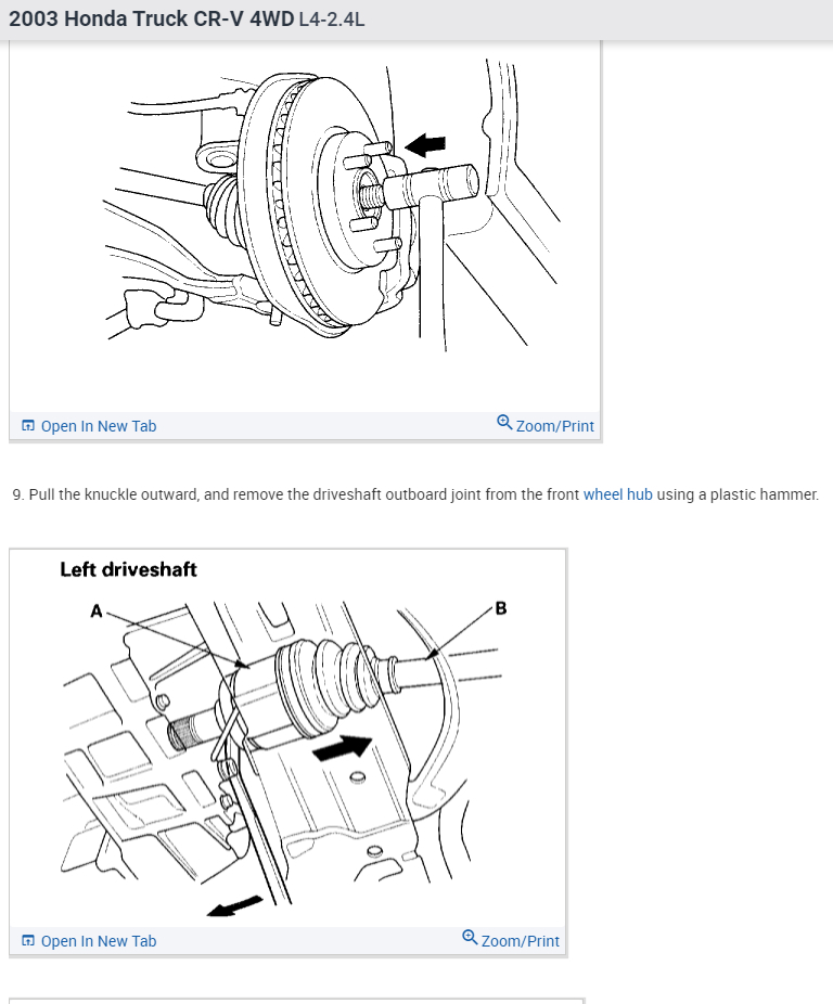 Honda Crv Grinding Noise When Turning 2003 Honda CRV 4WD Manual...