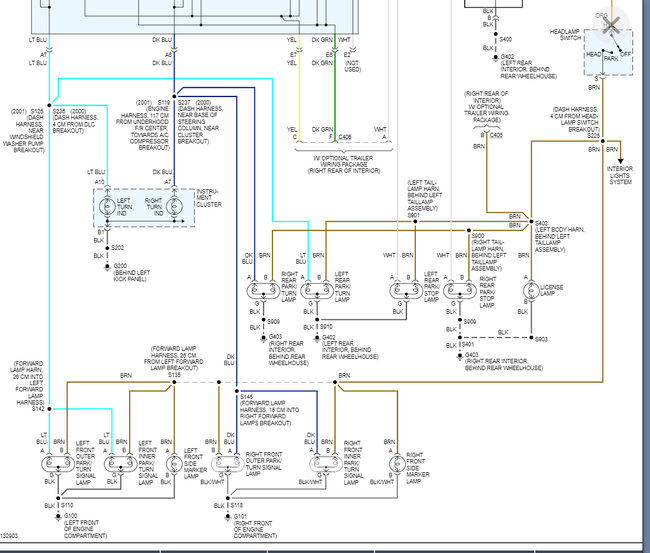 2001 Chevy Express Brake Lights When Just the Daytime Running