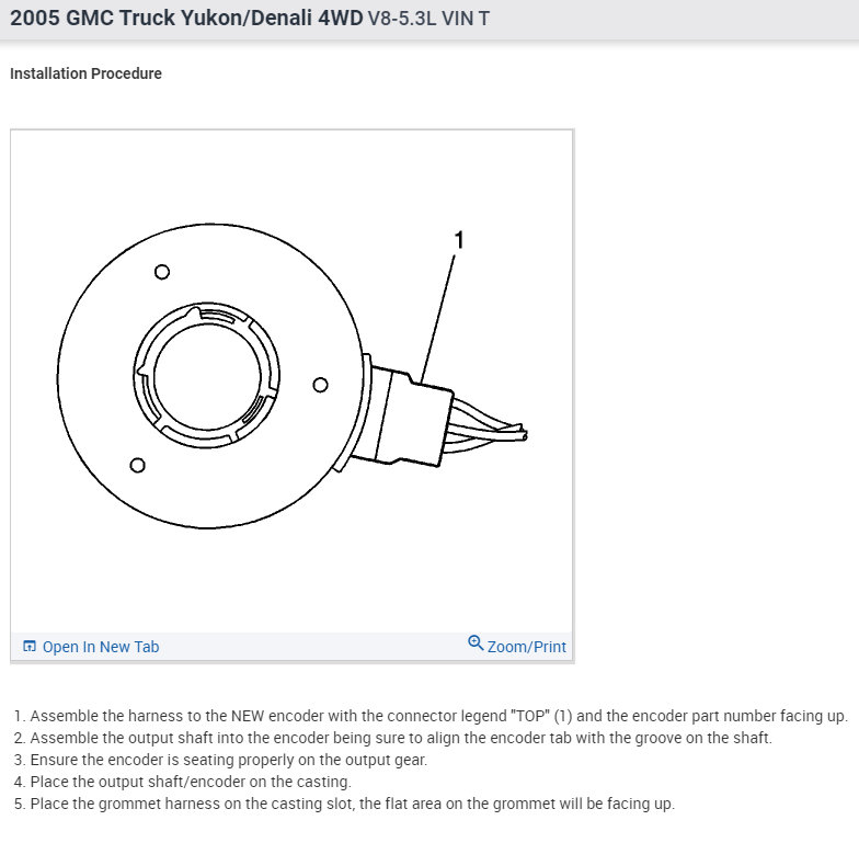 My Service 4 Wheel Drive Light Came on Said I Had a Broken Encoder...