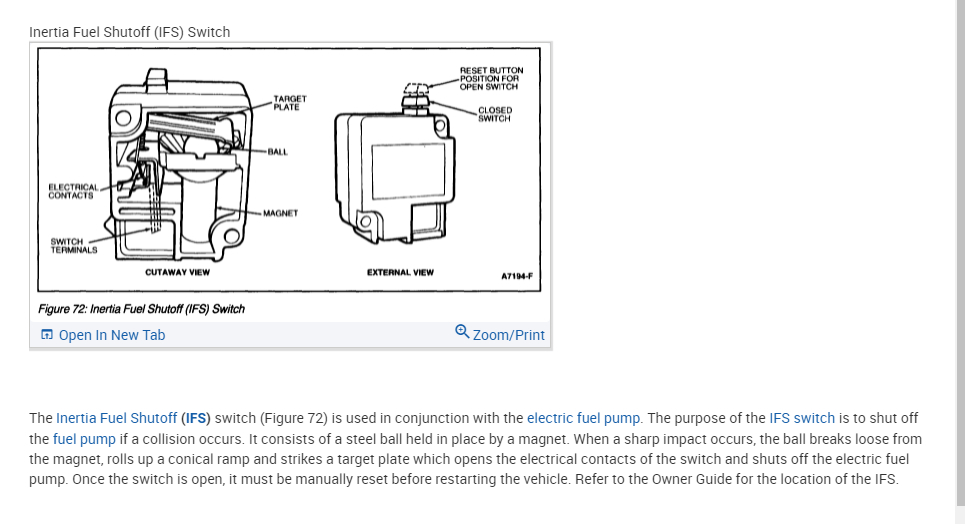 Fuel Pump Reset Button Where Is the Fuel Pump Reset Button?