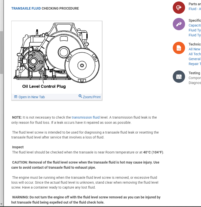 2005 Chevy Cobalt Fill Transaxle Transmission Problem 2005 Chevy