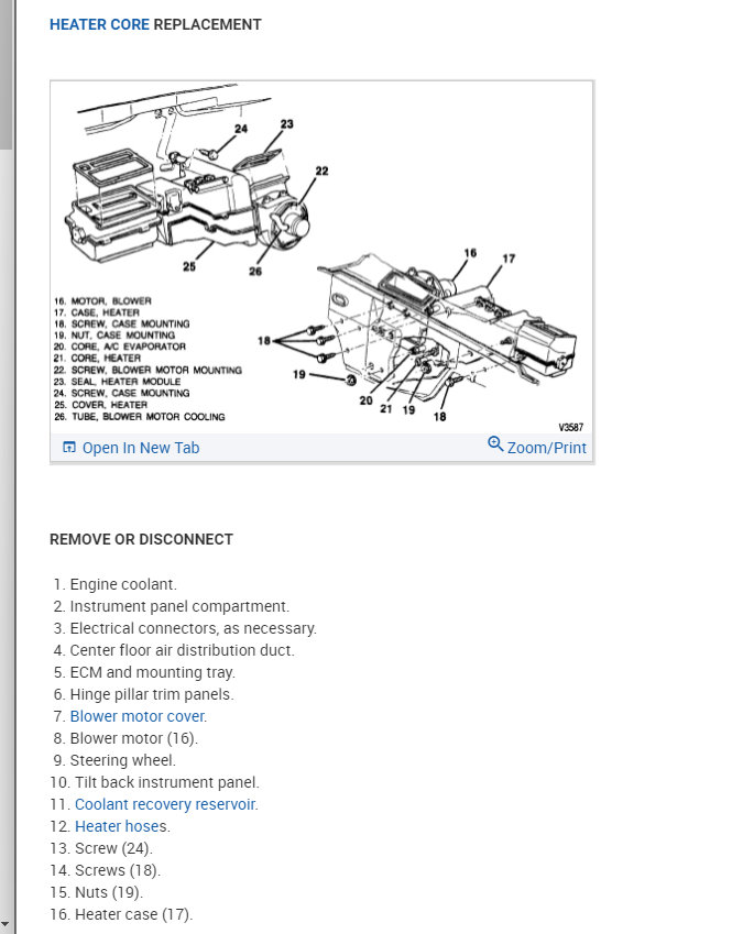 Where Is the Heater Core Located and How to Replace It?