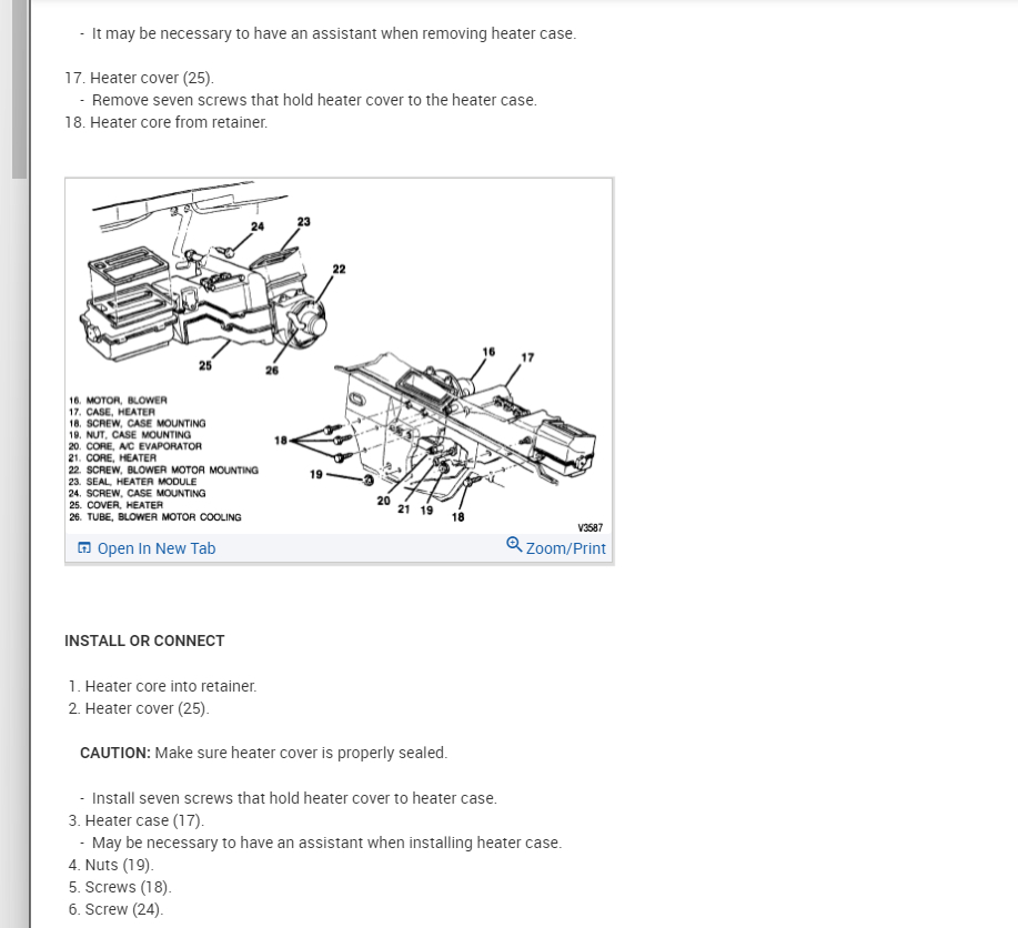 Where Is the Heater Core Located and How to Replace It?