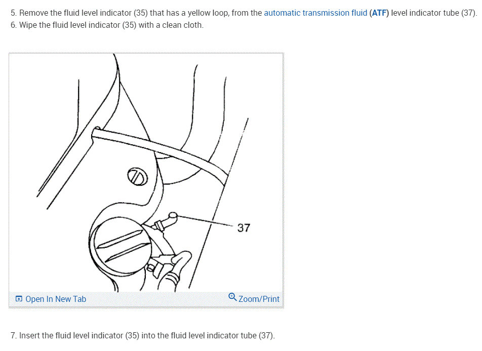 Where Is the Transmission Dipstick Located ? Location of the