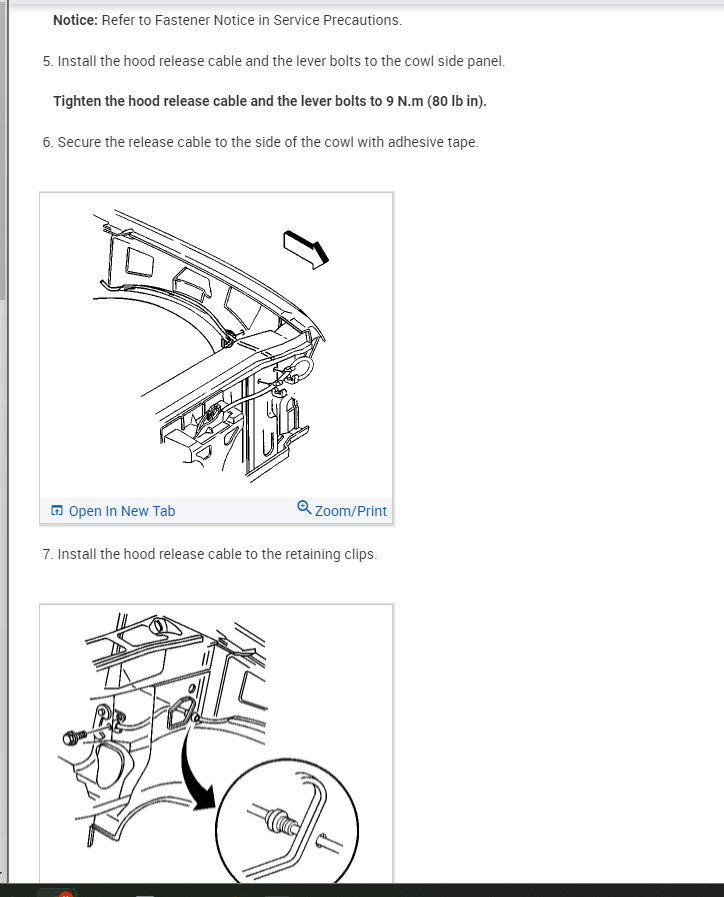 Replace Cable to Open Hood Latch Cable to Open Hood Replacement.
