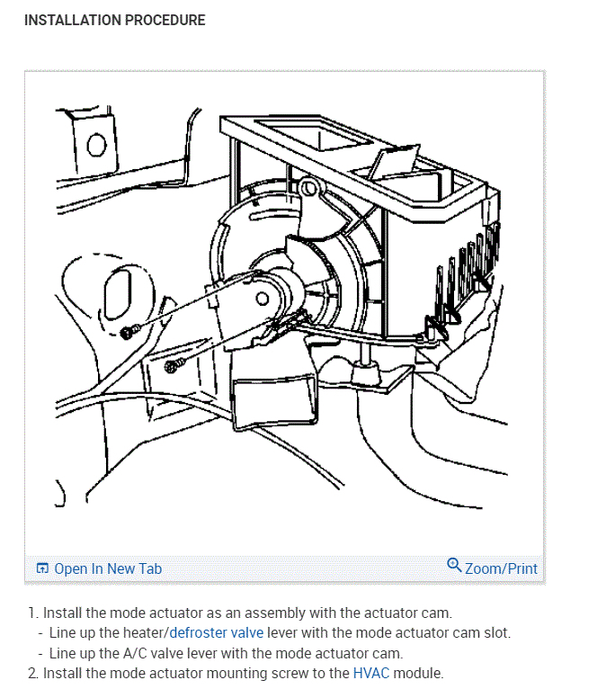 HVAC Mode Actuator Not Working Properly My Mode Actuator..., Page 2