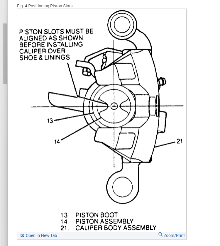 Rear Brake Caliper Which Direction Do I Turn the Piston Into the