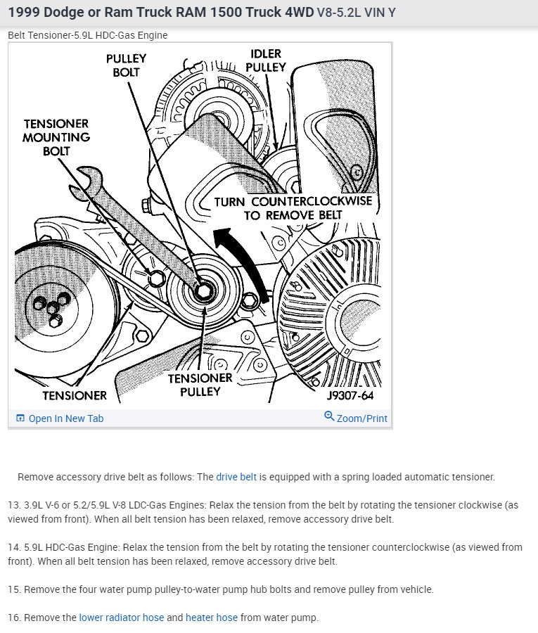Dodge Ram 20022008 How To Replace Water Pump Dodgeforum, 51 OFF