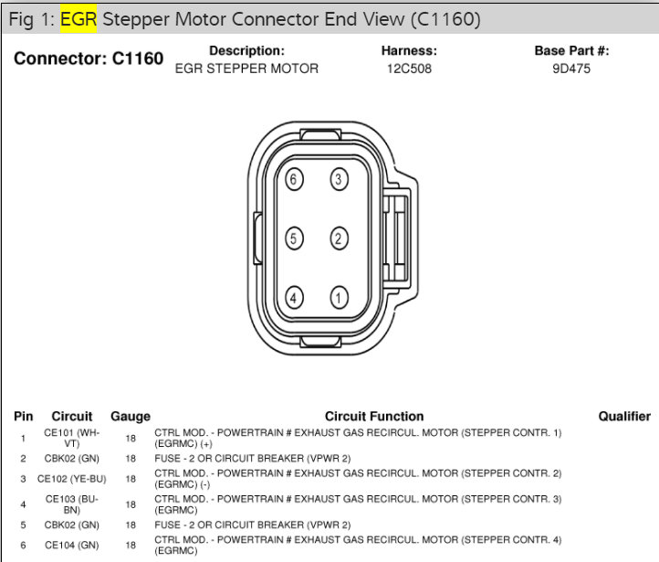 Can I Get An EGR Wiring Diagram?