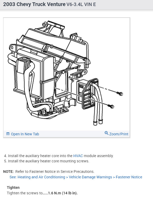 Where Do I Find Heater Core Replacement Instructions?