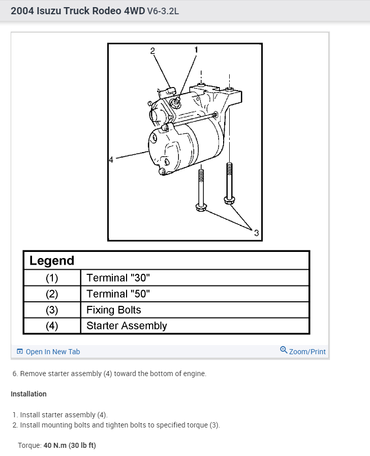 Starter Just Clicks Repeatedly Instead of Cranking Over?
