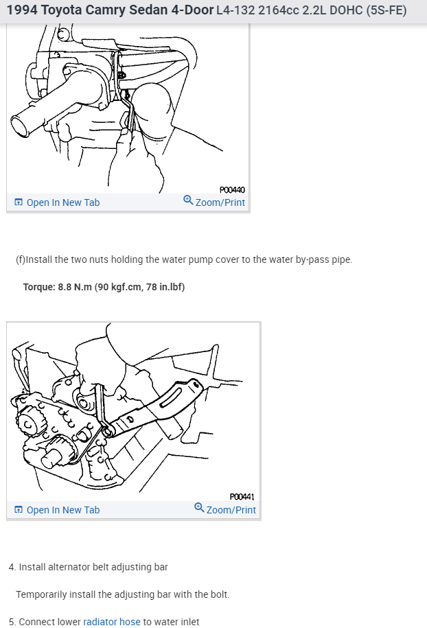 How to Replace the Water Pump? I Need Instructions on How to