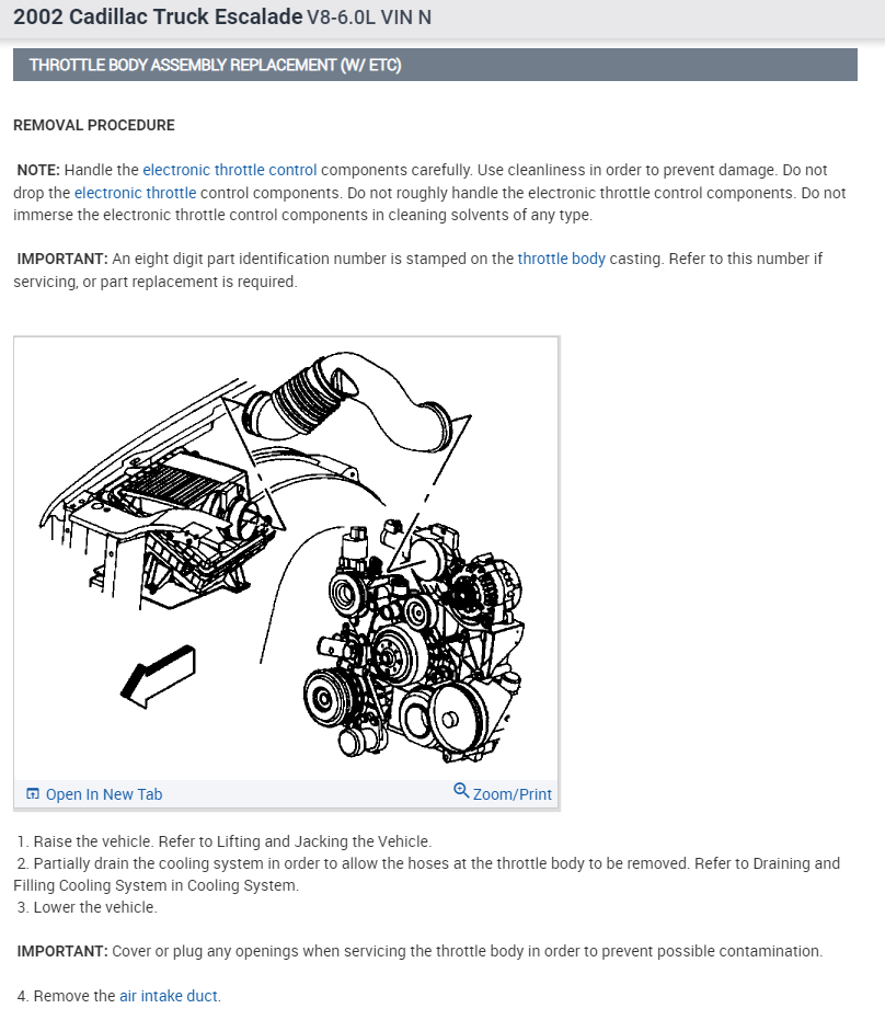 Reduced Engine Power, Codes P1120, P1221, P1515, P1516
