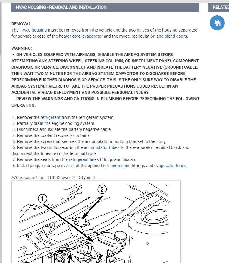 Heater Core Removal I Need Complete Info on How to Remove and
