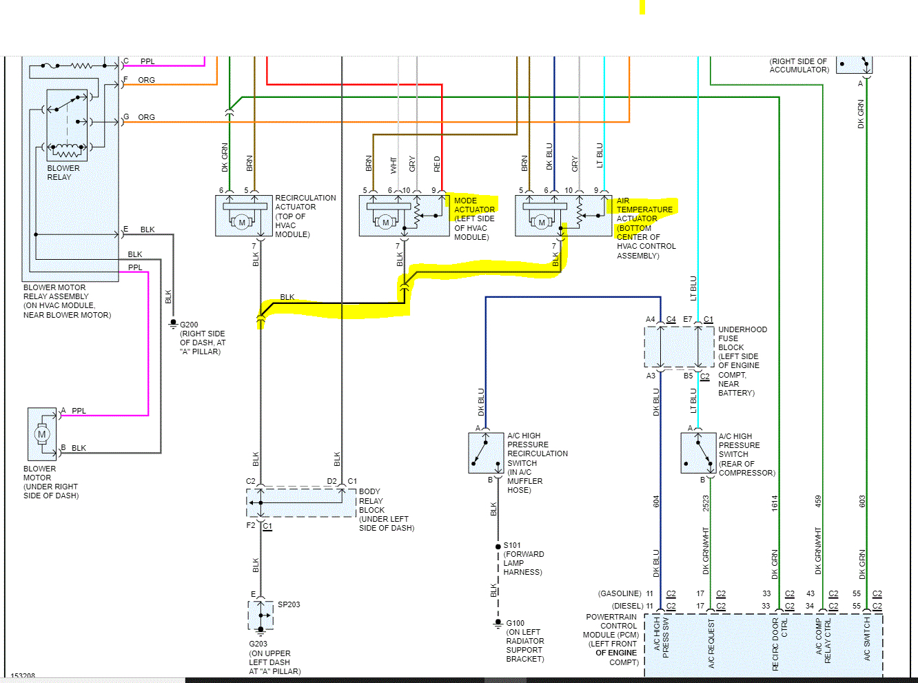 Driver Side Blend Door Actuator I Have Been Experiencing HVAC