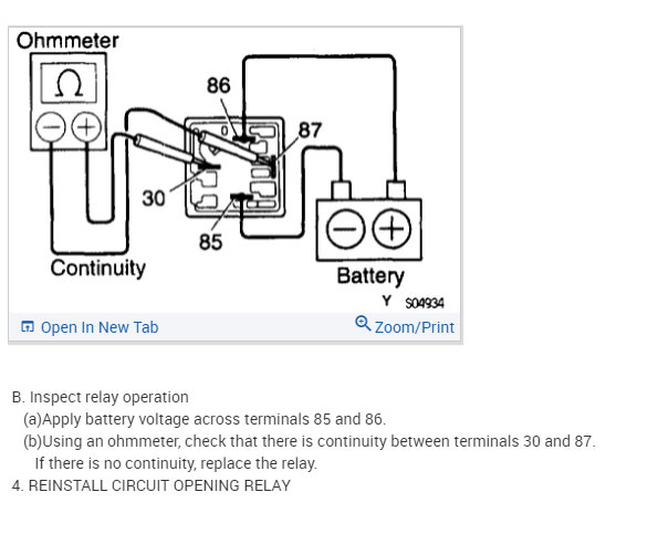 Where Is the Circuit Opening Relay Located?