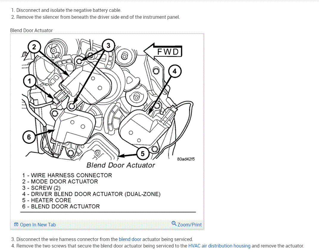 Blend Door Not Working Properly Heater Core Is Good, but No Heat