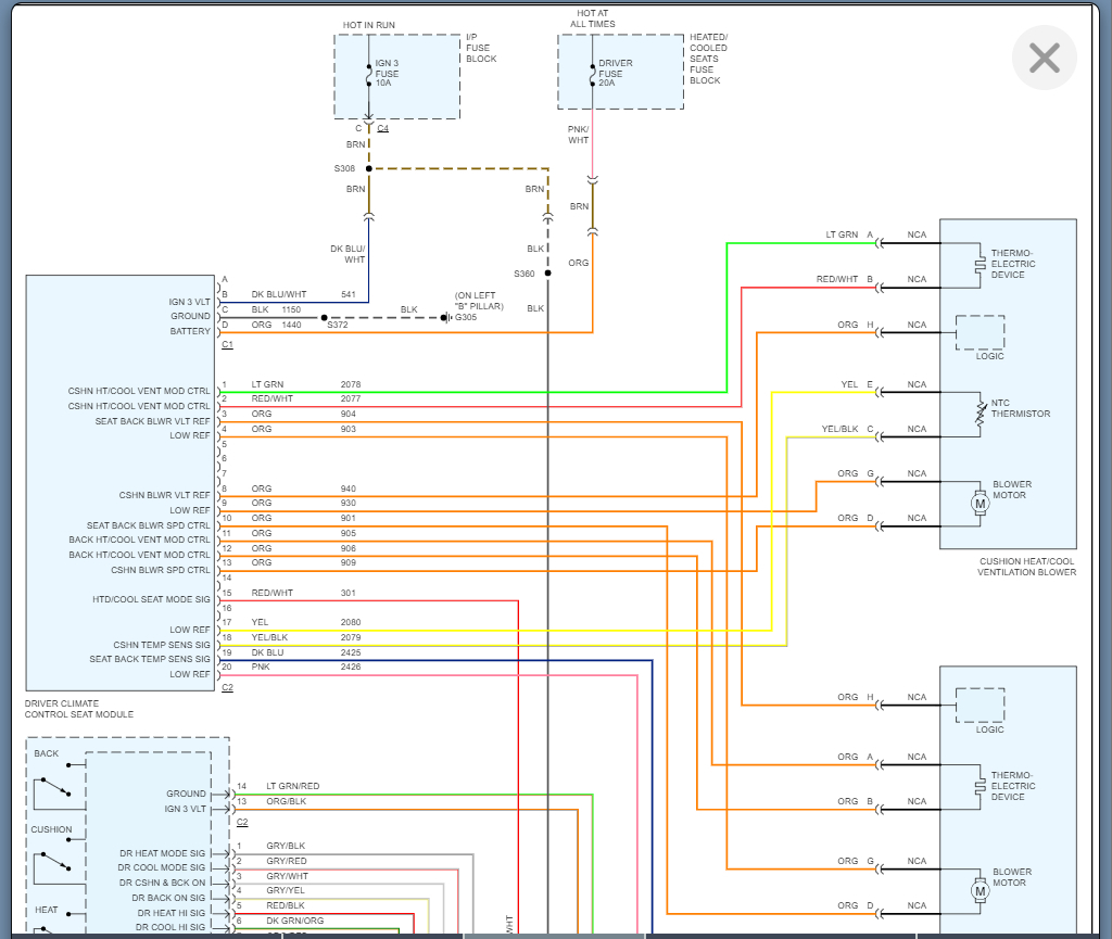 Drivers Side Heated Seat Won't Work