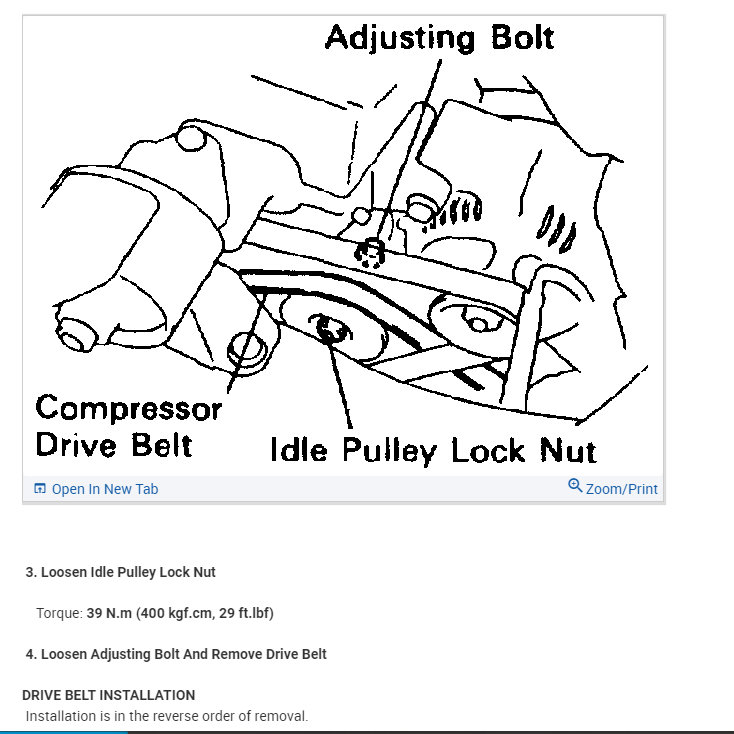 Replace Serpentine Belt I Need to Know How to Loosen to Replace