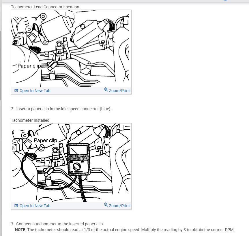 Tachometer Not Working My Tachometer Is Showing 0 RPMs and I Have...