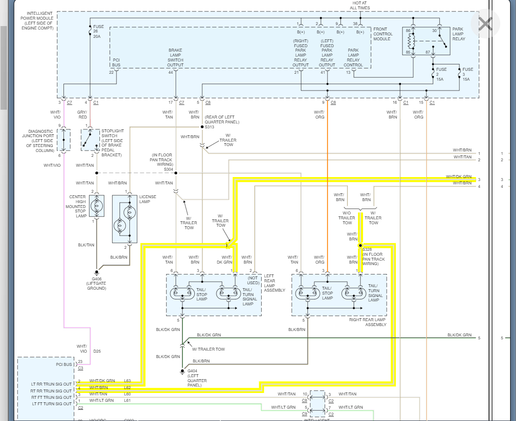 Hazards Lights and Turn Signals Do Not Work on the Outside of the