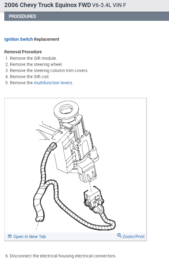 Ignition Switch Installation Instructions Needed I Need to Know