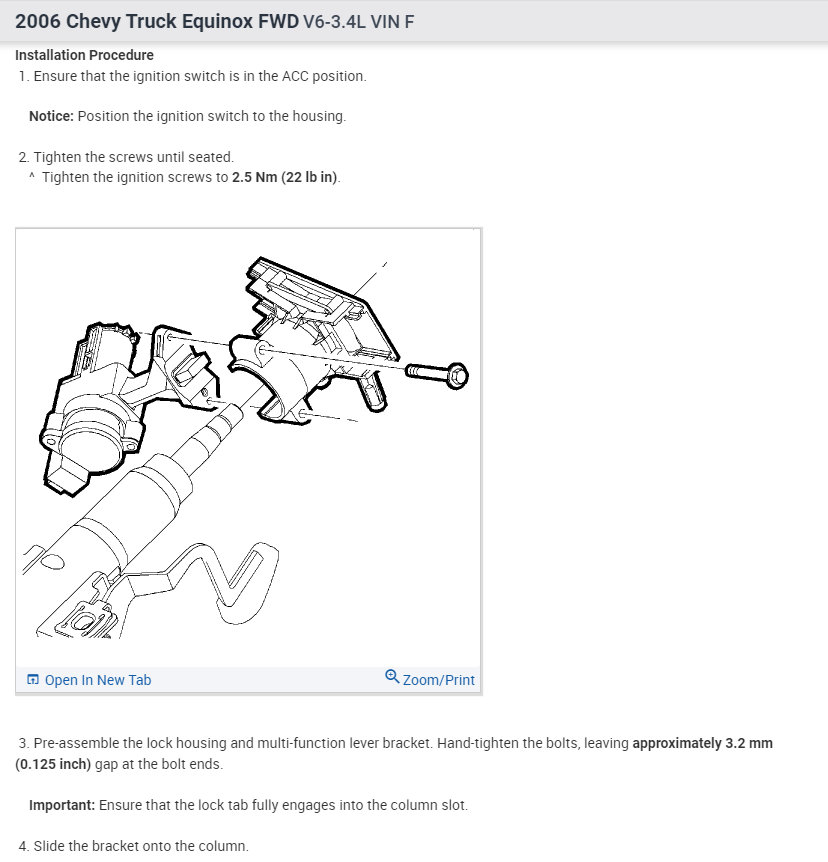 Ignition Switch Installation Instructions Needed I Need to Know