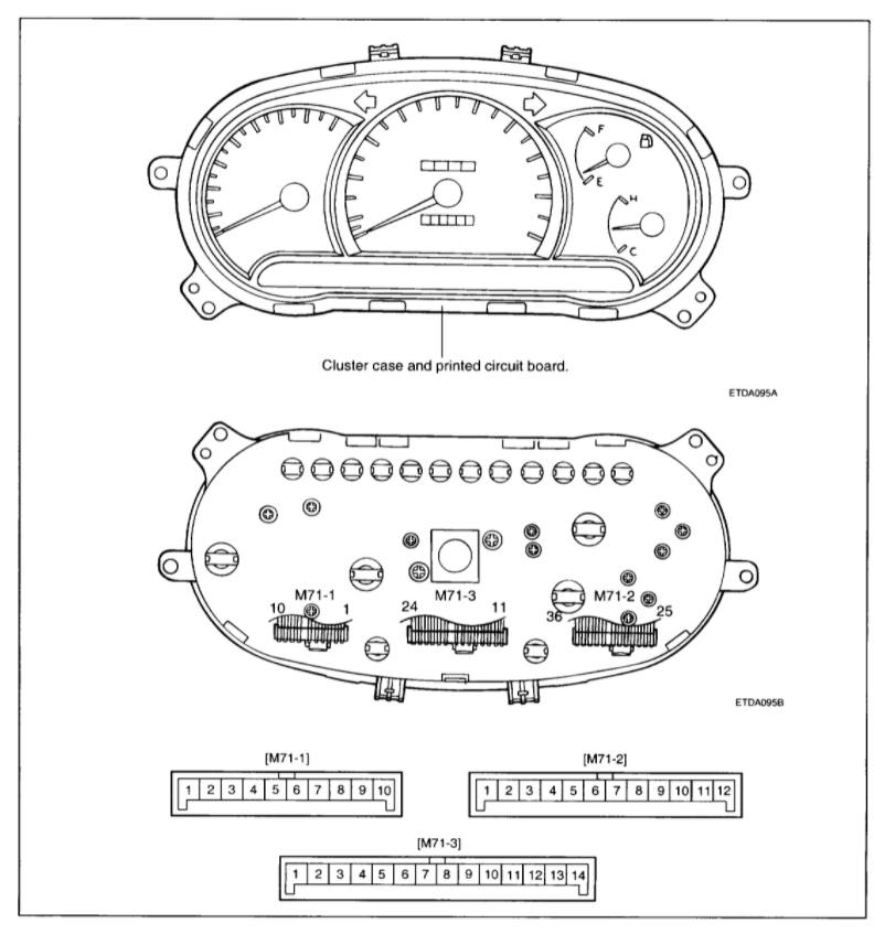 Dash Lights 4 Cyl Automatic 70975 Miles the Left Side Dash Light