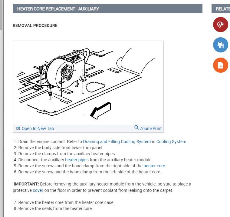 No Rear Heat Blows Only Cold Air, Both Coolant Hoses Are Not Warm...