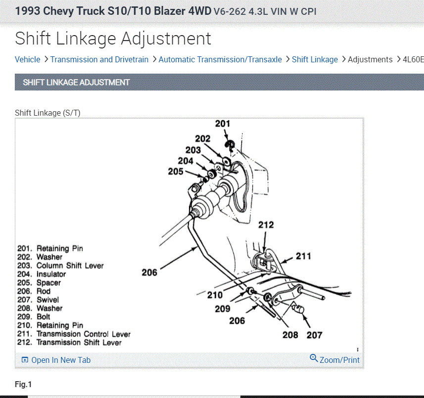 Transmission Will Not Shift Into Overdrive or Fourth Gear