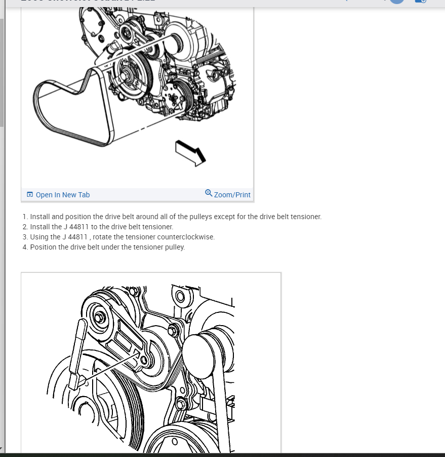 Serpentine Belt Replacing Belt and Tensioner and Pulley Noticed