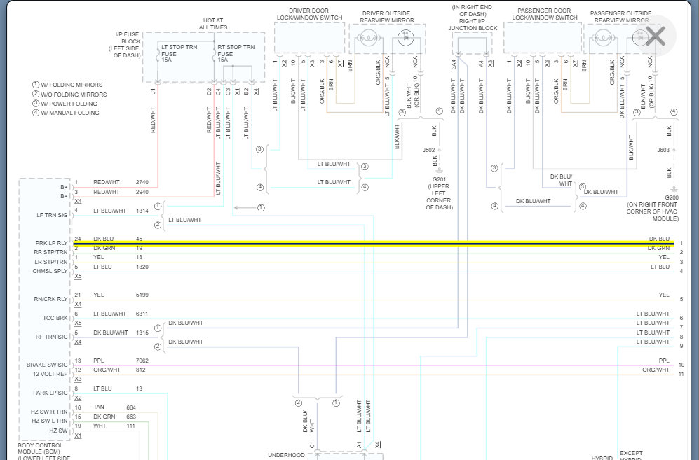 Rear Running Lights Not Working Recently Noticed That My Rear