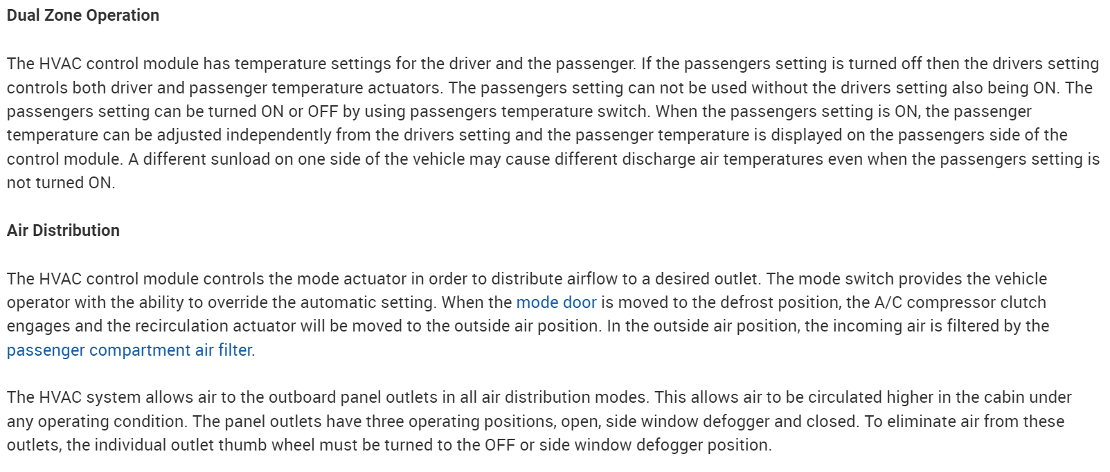 Where Is the HVAC Fuse Located? the Car Listed Above Is a Coupe.