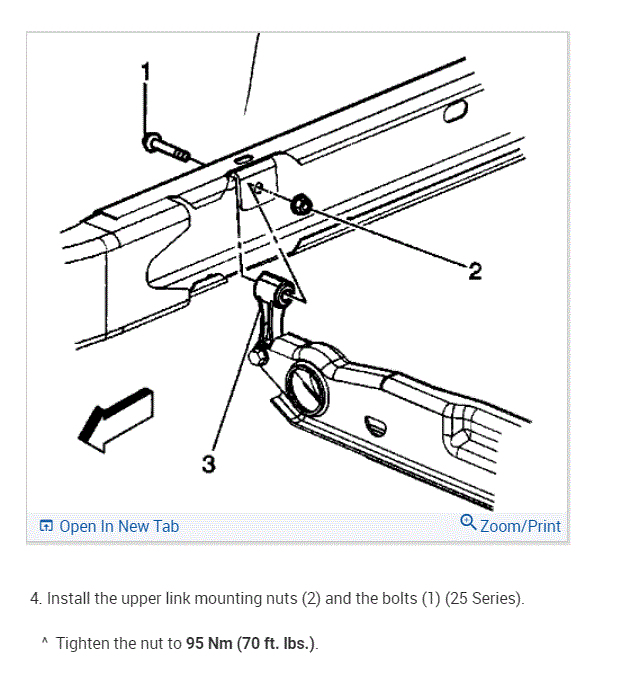 Torsion Bar Installation Hello, Installed New Control Arms on