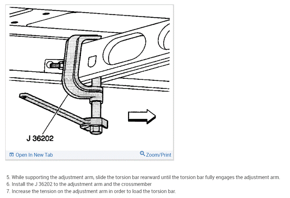 Torsion Bar Installation Hello, Installed New Control Arms on