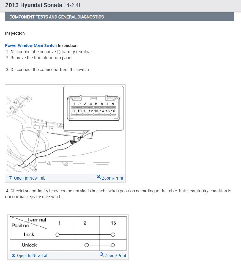 Driver's Side Power Window Not Working