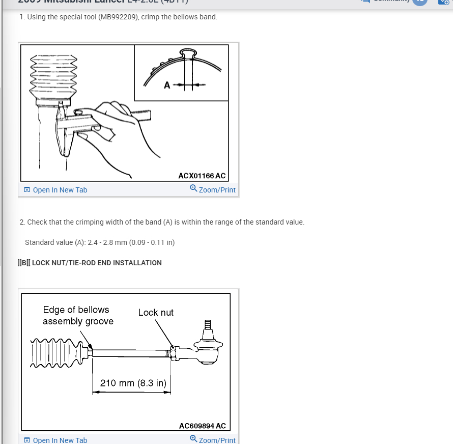 Inner and Outer TieRods Torque Specs Needed