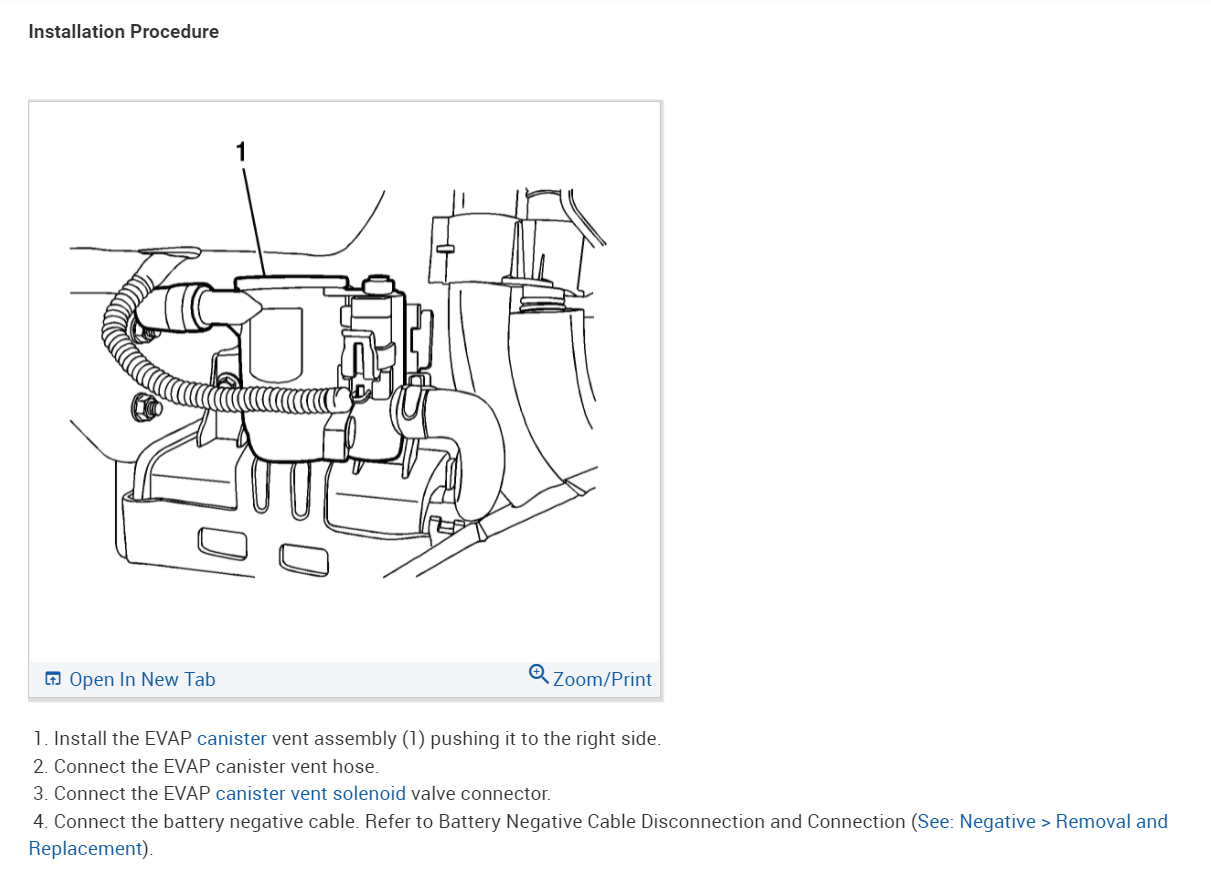 Where Is the Vapor Canister Vent Valve Located?